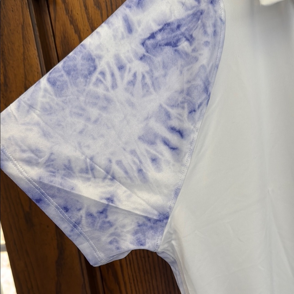 White and Purple Polo Shirt - Picture 5 of 16